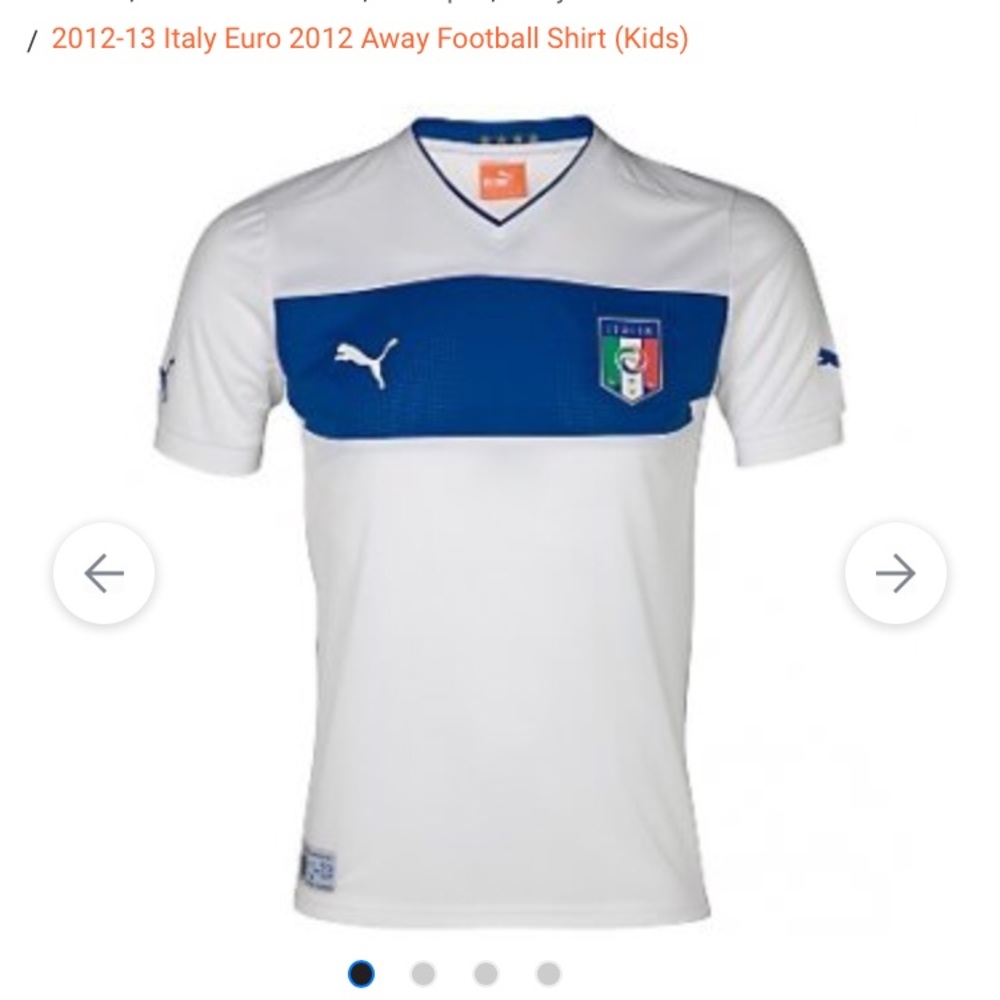 2012-13 Italy Away White Soccer Jersey
